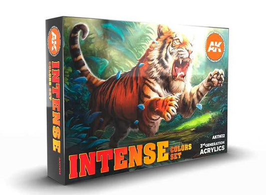 17ml x6 AK Interactive - Intense Colours - 3G Acrylic Paint Set