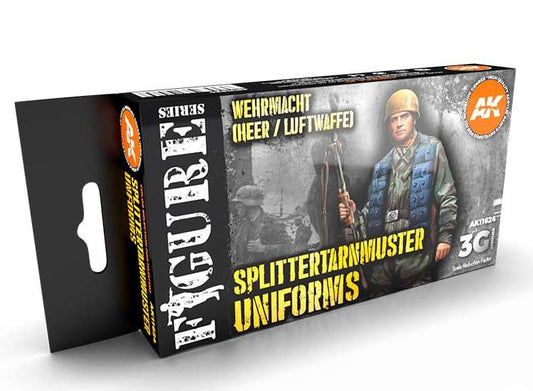 17ml x6 AK Interactive - Splittermuster Uniforms - 3G Acrylic Paint Set