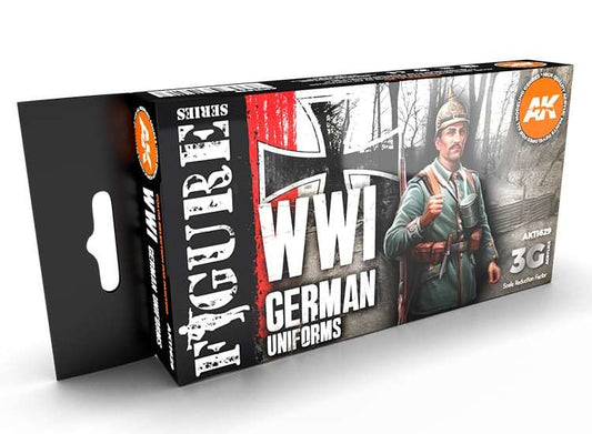 17ml x6 AK Interactive - WWI German Unforms - 3G Acrylic Paint Set