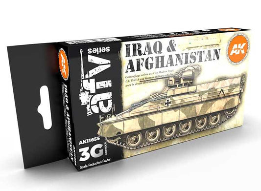 17ml x6 AK Interactive - Iraq and Afghanistan - 3G Acrylic Paint Set