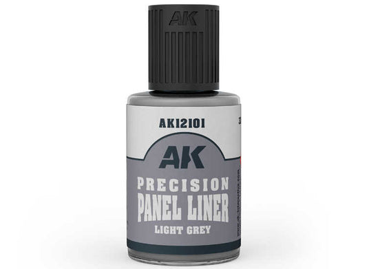 30ml AK Interactive - Precision Panel Liner - Light Grey