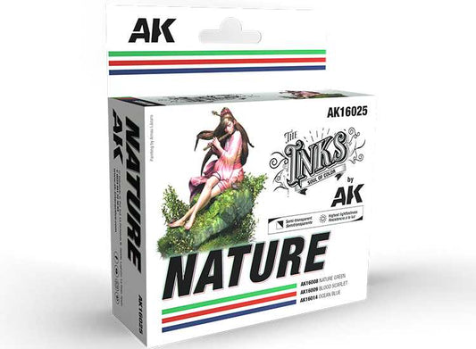 30ml x3 AK Interactive - Nature Ink Set