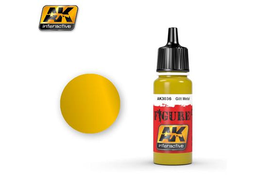 17ml AK Interactive - Figure Colour - Gilt Metal (86)