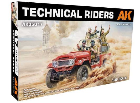 1/35 AK Interactive - Technical Riders