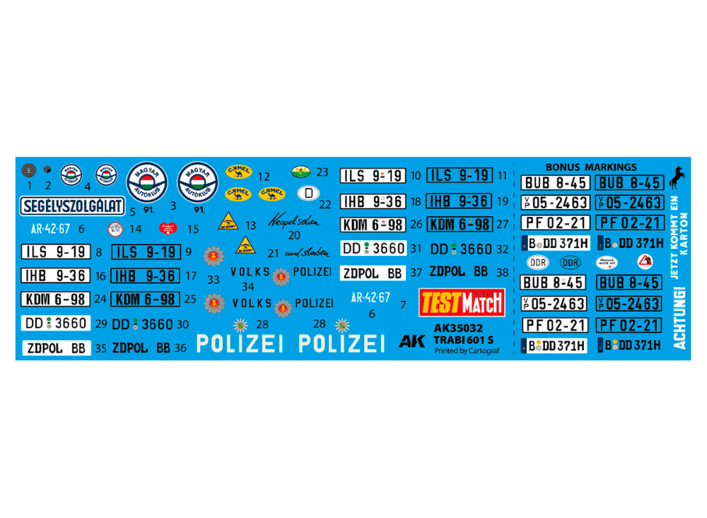 1/35 AK Interactive - Trabi 601 S