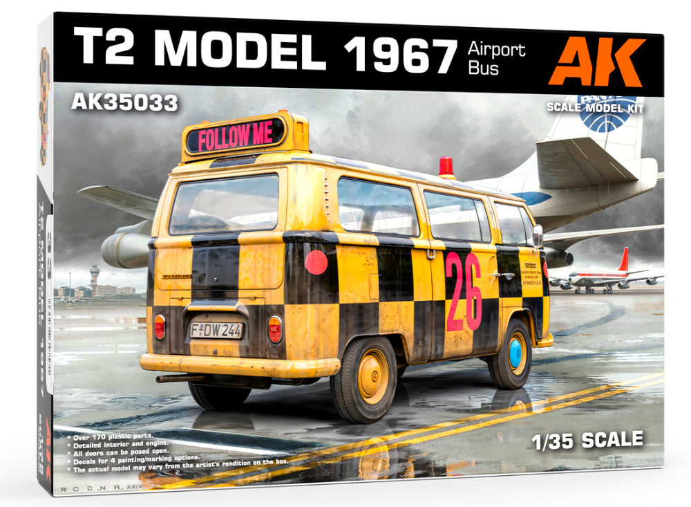 AK Interactive 35033 1/35 T2 Model 1967 Airport Bus – Models For Sale Ltd