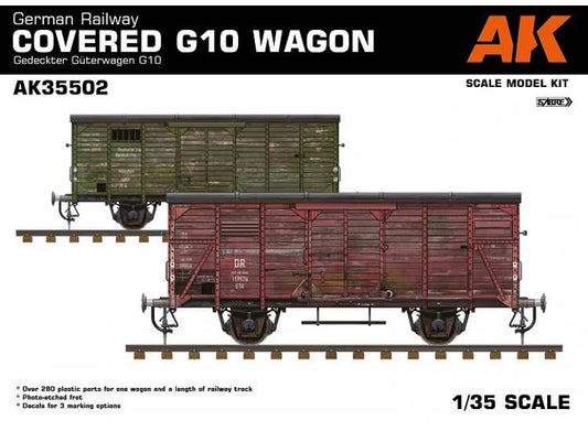 1/35 AK Interactive - German Railway Covered G10 Wagon