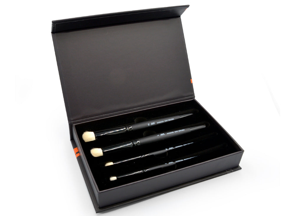  AK Interactive - Dry Brush Set (4)