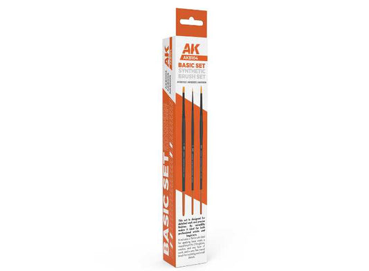 - AK Interactive - Basic Brushes Set