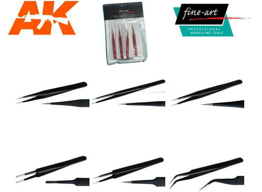 - AK Interactive - ESD Tweezers Set of 6