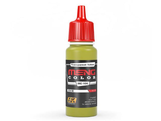 17ml AK Interactive - Transparent Yellow - Acrylic Paint