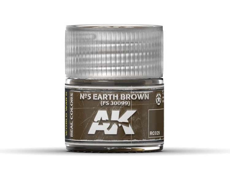 10ml Ak Interactive - Real Colors - N-¦5 Earth Brown  FS 30099