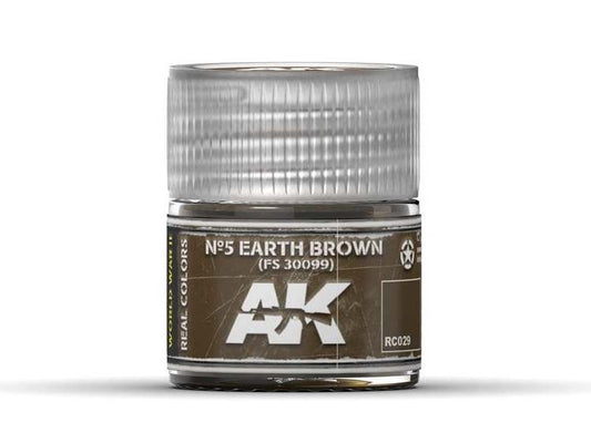 10ml Ak Interactive - Real Colors - Nº5 Earth Brown  FS 30099 