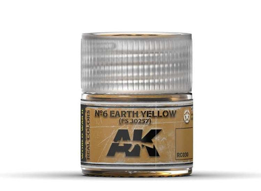 10ml Ak Interactive - Real Colors - Nº6 Earth Yellow FS 30257