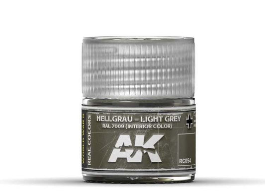 10ml Ak Interactive - Real Colors - Hellgrau-Light Grey RAL7009 (interior color)