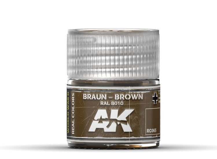 10ml Ak Interactive - Real Colors - Braun-Brown RAL 8010