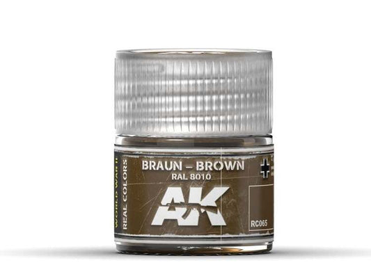 10ml Ak Interactive - Real Colors - Braun-Brown RAL 8010