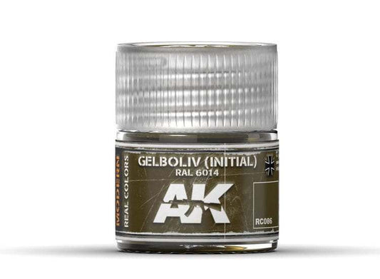 10ml Ak Interactive - Real Colors - Gelboliv (Initial)  RAL 6014 