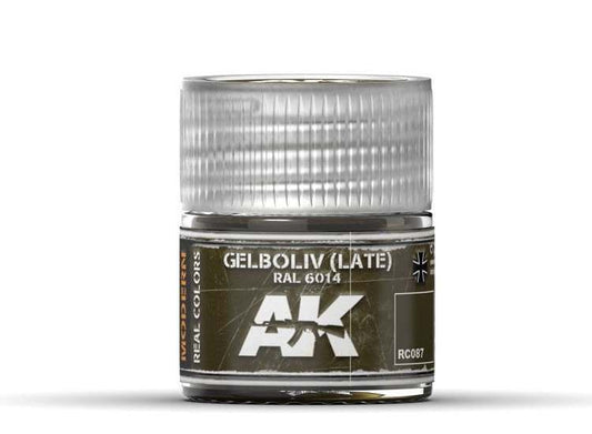 10ml Ak Interactive - Real Colors - Gelboliv (Late) RAL 6014 