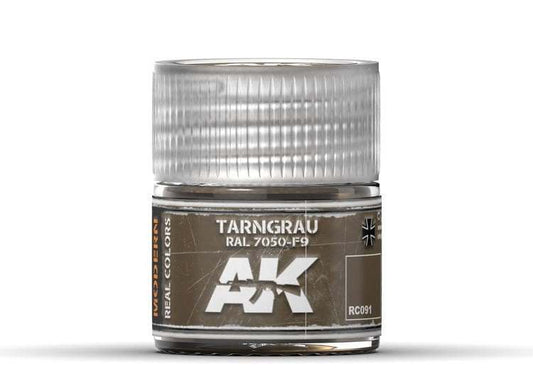 10ml Ak Interactive - Real Colors - Tarngrau RAL 7050-F9 