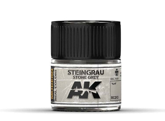 10ml Ak Interactive - Real Colors - Steingrau-Stone Grey RAL 7030