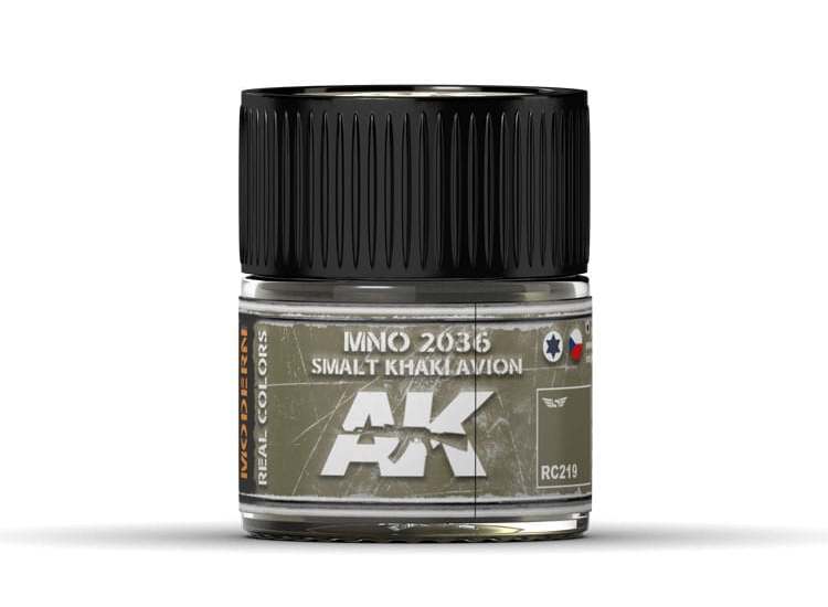 10ml Ak Interactive - Real Colors - MNO 2036 Smalt Khaki Avion