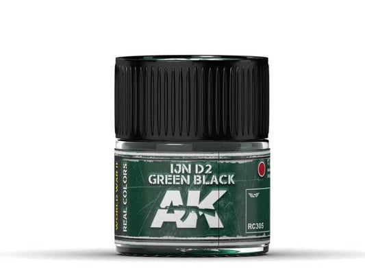 10ml Ak Interactive - Real Colors - IJN D2 Green Black