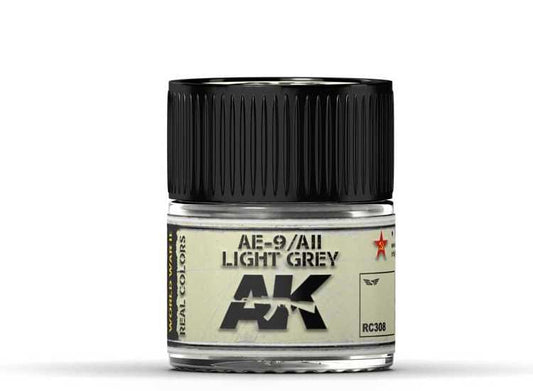 10ml Ak Interactive - Real Colors - AE-9 / AII Light Grey