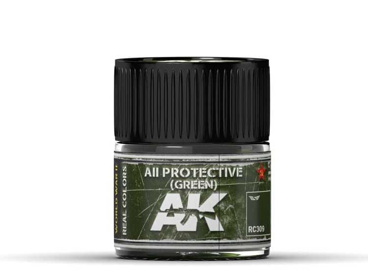 10ml Ak Interactive - Real Colors - AII Protective Green