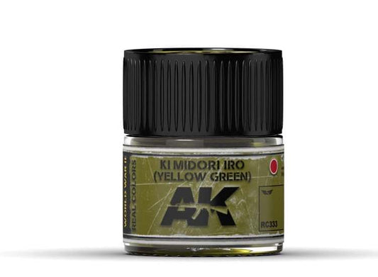 10ml Ak Interactive - Real Colors - Ki Midori Iro (Yellow-Green)