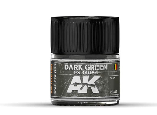 10ml AK Interactive - Real Colors - DARK GREEN FS 34064