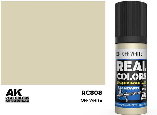17ml AK Interactive - Real Colors Lacquer Paint - Off White