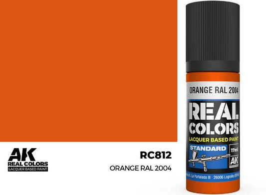 17ml AK Interactive - Real Colors Lacquer Paint - Orange RAL 2004