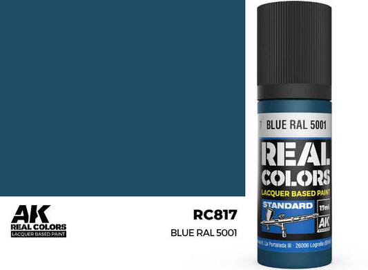 17ml AK Interactive - Real Colors Lacquer Paint - Blue RAL 5001