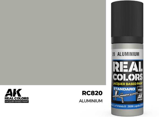 17ml AK Interactive - Real Colors Lacquer Paint - Aluminium
