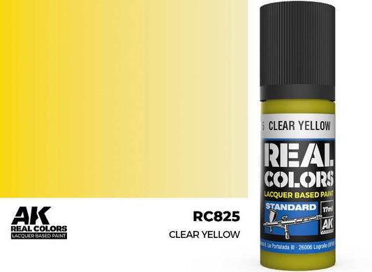 17ml AK Interactive - Real Colors Lacquer Paint - Clear Yellow