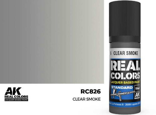 17ml AK Interactive - Real Colors Lacquer Paint - Clear Smoke