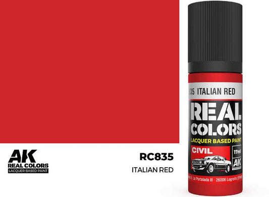 17ml AK Interactive - Real Colors Lacquer Paint - Italian Red
