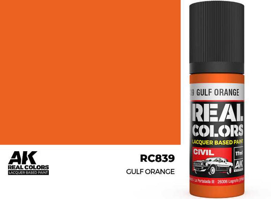 17ml AK Interactive - Real Colors Lacquer Paint - GULF Orange