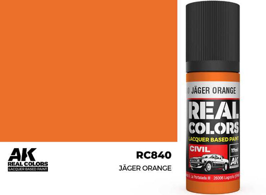 17ml AK Interactive - Real Colors Lacquer Paint - Jager Orange