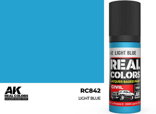 17ml AK Interactive - Real Colors Lacquer Paint - Light Blue