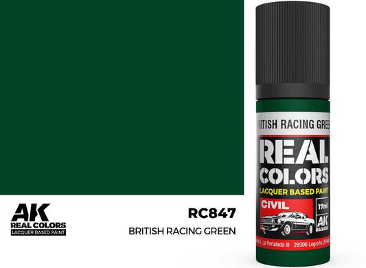 17ml AK Interactive - Real Colors Lacquer Paint - British Racing Green