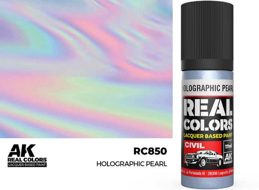 17ml AK Interactive - Real Colors Lacquer Paint - Holographic Pearl