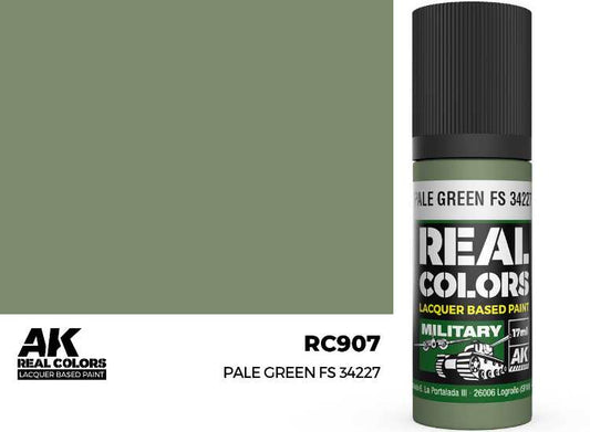 17ml AK Interactive - Real Colors Lacquer Paint - Pale Green FS 34227
