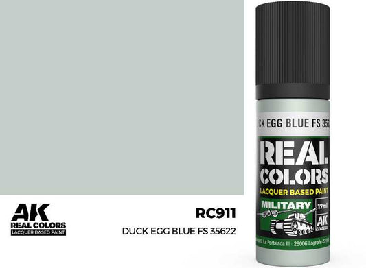 17ml AK Interactive - Real Colors Lacquer Paint - Duck Egg Blue FS 35622