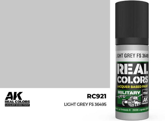 17ml AK Interactive - Real Colors Lacquer Paint - Light Grey FS 36495