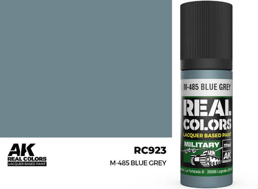 17ml AK Interactive - Real Colors Lacquer Paint - M-485 Blue Grey