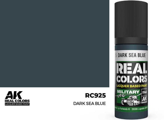 17ml AK Interactive - Real Colors Lacquer Paint - Dark Sea Blue