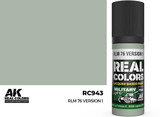 17ml AK Interactive - Real Colors Lacquer Paint - RLM 76 Version 1