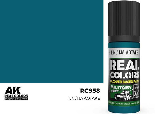 17ml AK Interactive - Real Colors Lacquer Paint - IJN / IJA Aotake